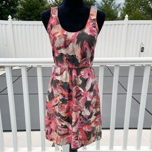 Broadway & Broome Madewell Pink Floral Sleeveless
Mini Dress Size 2 Silk